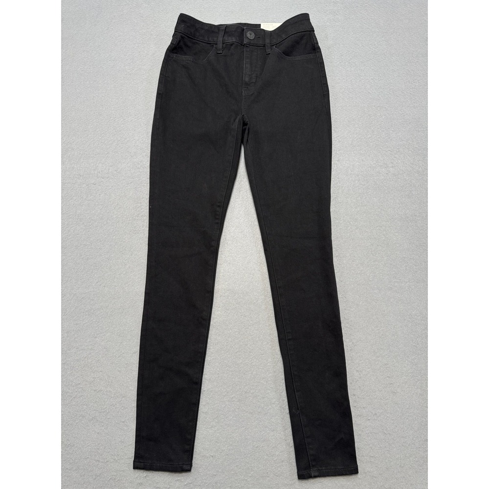 NEW American Eagle Jeans Women's 2 Black Dream Stretch High Rise Skinny Jeggings